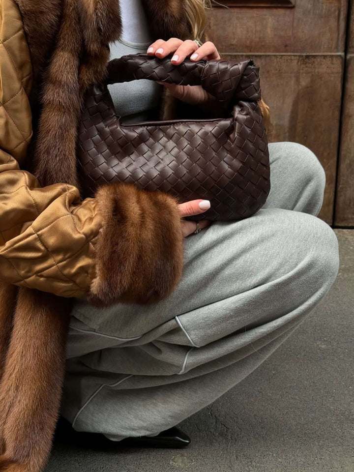 Sienna | Borsa Piccola con Manico Intrecciato