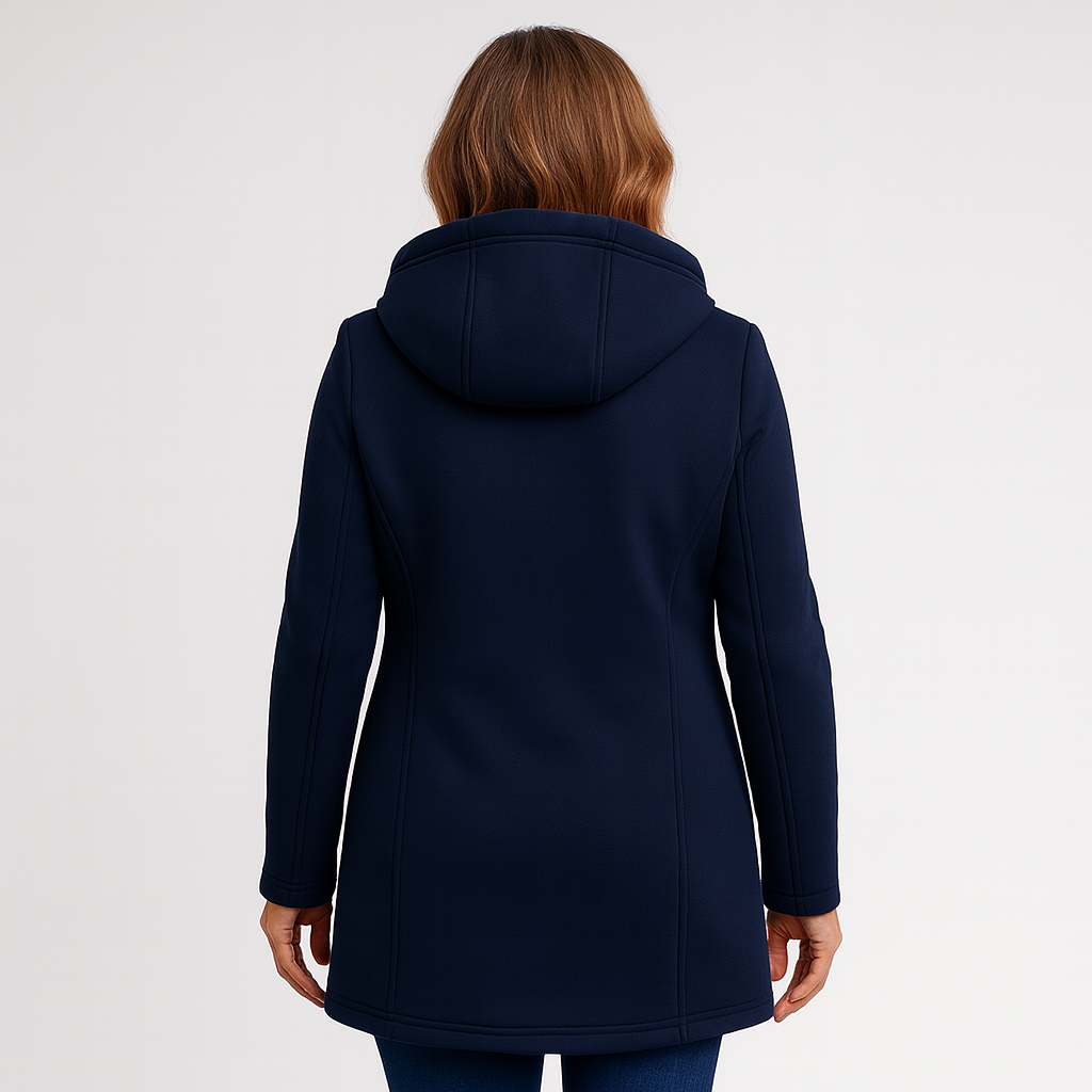 Eleonora™ – Cappotto Invernale con Zip Asimmetrica