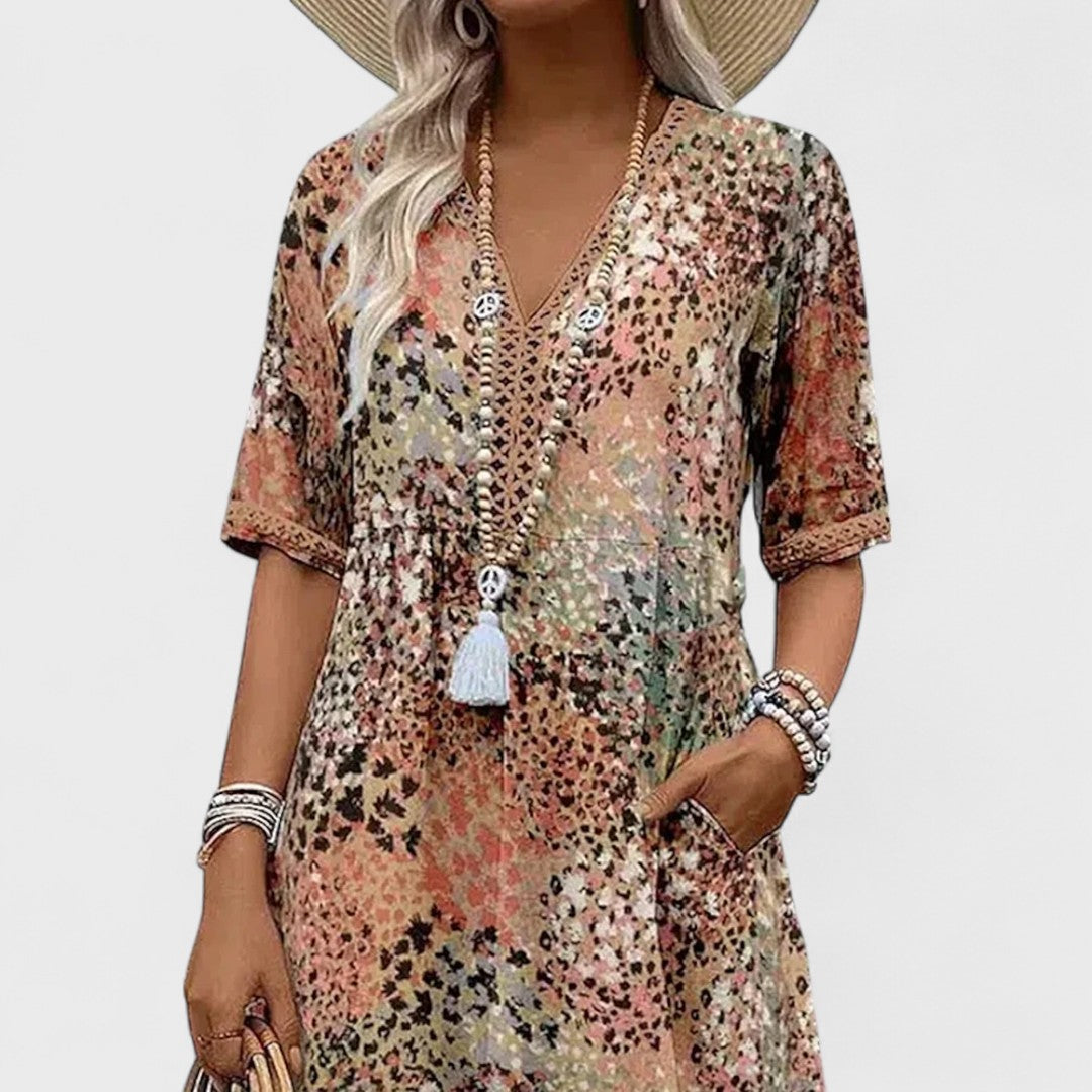 Colette - Abito midi vibrante